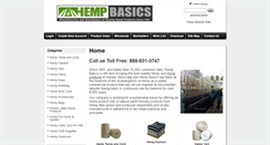 Desktop Screenshot of hempbasics.com